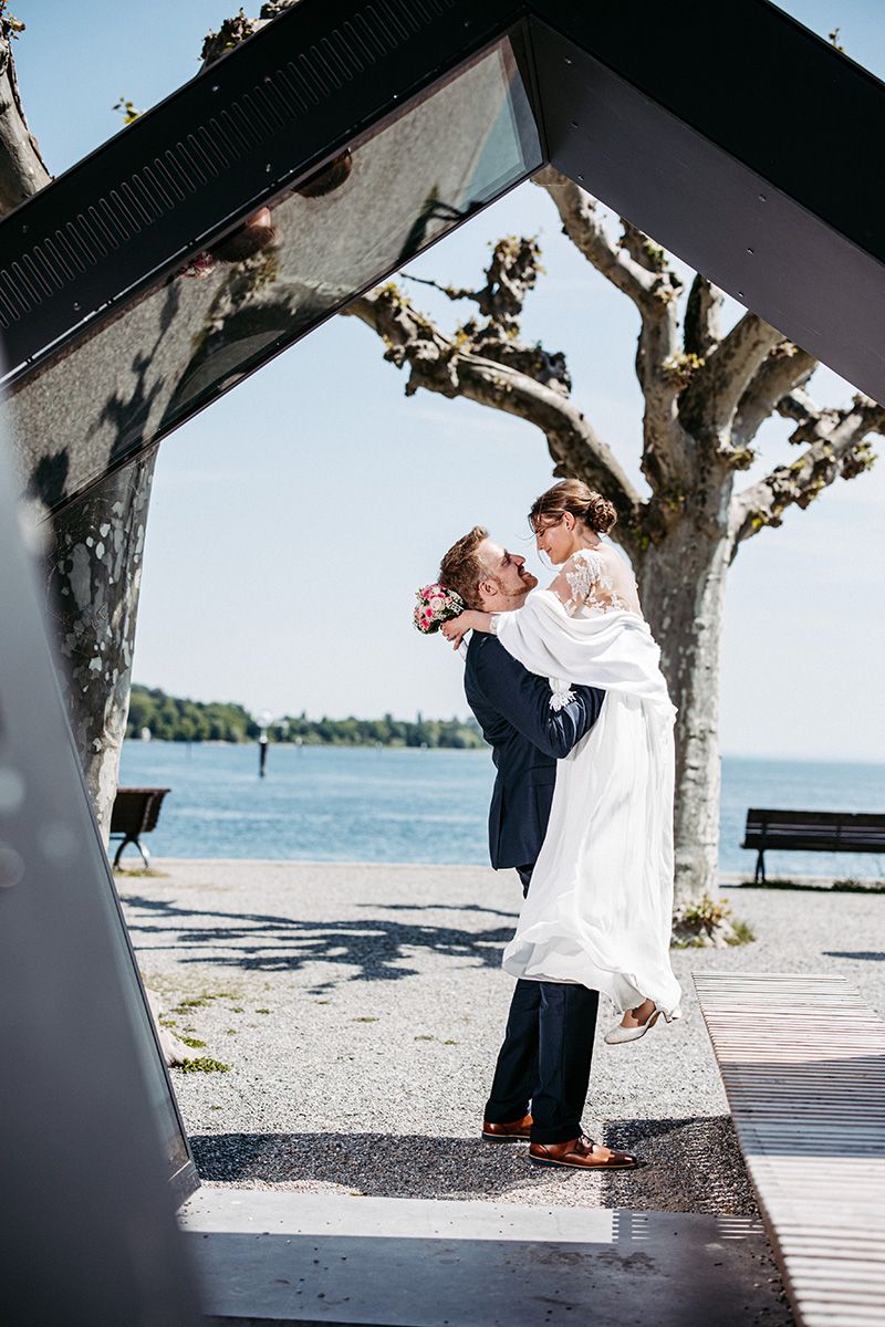 Hochzeitsfotograf Jürgen Heppeler  | Standesamtliche Hochzeit mit Anne und Sebastian in Konstanz am Bodensee